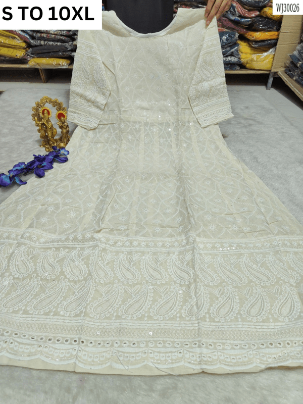 Readymade long gown full flair S TO 10XL - DESIGN 11 - VASTRA COLLECTION