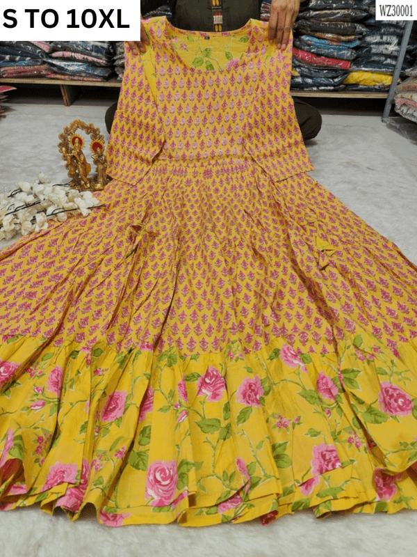 Readymade long gown full flair S TO 10XL - DESIGN 23 - VASTRA COLLECTION