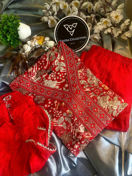 Heavy Kurta Pant Dupatta S to 10xl available ~Heavy muslin soft cotton - VASTRA COLLECTION