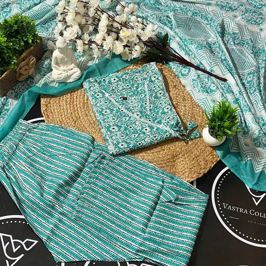 Readymade Kurta Pant Dupatta - DESIGN 27 - VASTRA COLLECTION