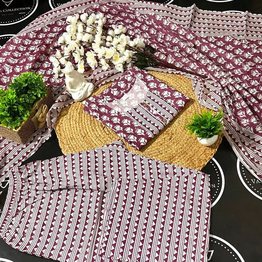 Readymade Kurta Pant Dupatta - DESIGN 49 - VASTRA COLLECTION