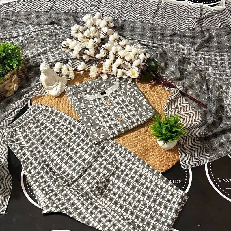 Readymade Kurta Pant Dupatta - DESIGN 60 - VASTRA COLLECTION