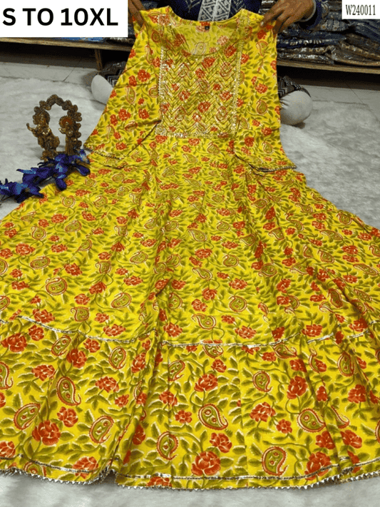 Readymade long gown full flair S TO 10XL - DESIGN 27 - VASTRA COLLECTION