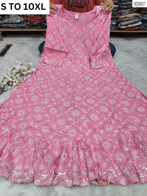 Readymade long gown full flair S TO 10XL - DESIGN 8 - VASTRA COLLECTION